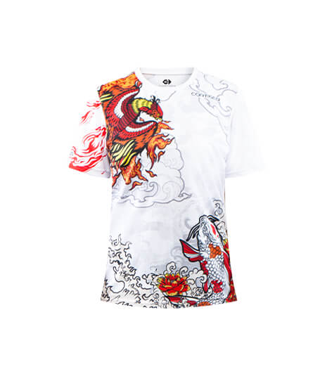 CORTIGER - Azuma T-Shirt Running Man – White Suzaku